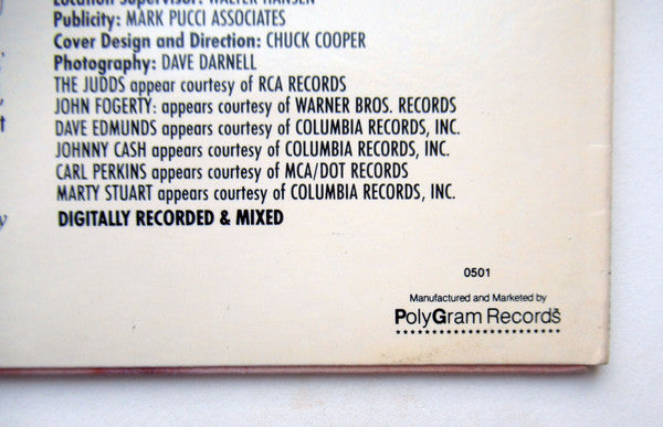 Class Of '55 = Carl Perkins / Jerry Lee Lewis / Roy Orbison / Johnny Cash : Memphis Rock & Roll Homecoming (LP, Album, 16)