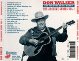 Don Walser And The Pure Texas Band : The Archive Series Vol. 1 (CD, Comp)