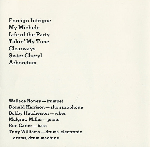 Anthony Williams : Foreign Intrigue (CD, Album)