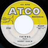 Bobby Darin : Things / Jailer Bring Me Water (7", Mon)