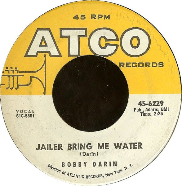 Bobby Darin : Things / Jailer Bring Me Water (7", Mon)