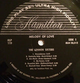 The Lennon Sisters : Melody Of Love (LP, Comp, Mono)