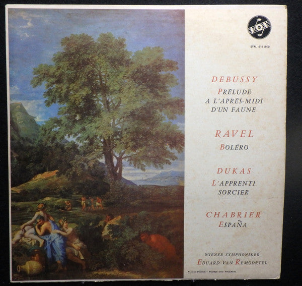 Claude Debussy / Maurice Ravel / Paul Dukas / Emmanuel Chabrier / Edouard Van Remoortel, Wiener Symphoniker : Prélude À L'Après-Midi D'Un Faune/Boléro/L'Apprenti Sorcier/España (LP)