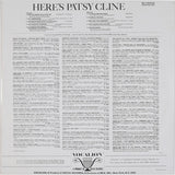 Patsy Cline : Here's Patsy Cline (LP, Comp, Pin)