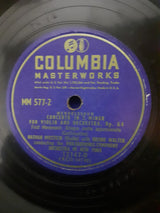 Felix Mendelssohn-Bartholdy, Nathan Milstein, Philharmonic-Symphony Orchestra Of New York, Bruno Walter : Concerto In E Minor For Violin And Orchestra Op. 64 (4xShellac, 10", Album)