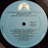 Commander Cody And His Lost Planet Airmen : Live From Deep In The Heart Of Texas (LP, Album)