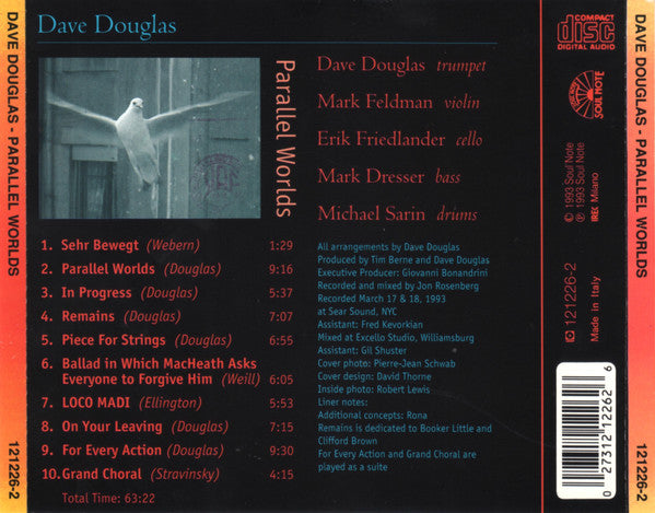 Dave Douglas : Parallel Worlds (CD, Album)