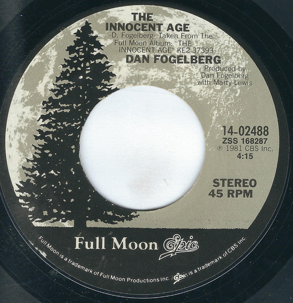 Dan Fogelberg : Hard To Say / The Innocent Age (7", Styrene)
