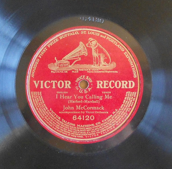 John McCormack (2) : I Hear You Calling Me (Shellac, 10", S/Sided)
