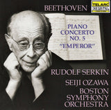 Ludwig van Beethoven, Rudolf Serkin, Seiji Ozawa, Boston Symphony Orchestra : Piano Concerto No. 5 "Emperor" (CD, Album, RE)