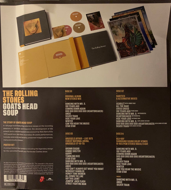 The Rolling Stones : Goats Head Soup (CD, Album, RE, Rem + CD + CD, Album, RE + Blu-ray,)