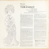 Giacomo Puccini - Birgit Nilsson • Renata Tebaldi • Jussi Björling • Giorgio Tozzi • Orchestra Del Teatro Dell'Opera Di Roma And Coro Del Teatro Dell'Opera Di Roma, Erich Leinsdorf : Highlights From Turandot (LP, Ind)