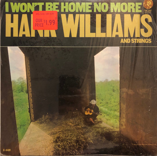 Hank Williams and Strings* : I Won't Be Home No More (LP, Comp, Mono)