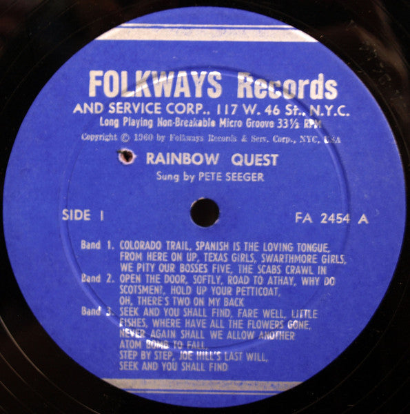Pete Seeger : Rainbow Quest (LP)