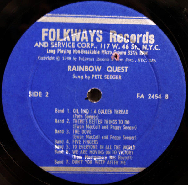 Pete Seeger : Rainbow Quest (LP)