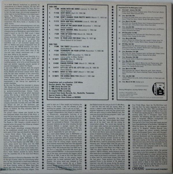 Hank Ballard & The Midnighters : What You Get When The Gettin Gets Good (LP, Comp)