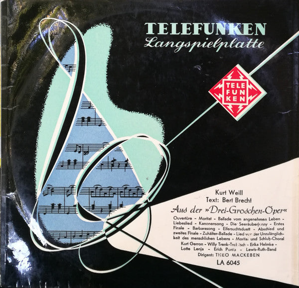 Kurt Weill, Bertolt Brecht : Aus Der »Drei-Groschen-Oper« (10", Mono)