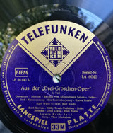 Kurt Weill, Bertolt Brecht : Aus Der »Drei-Groschen-Oper« (10", Mono)