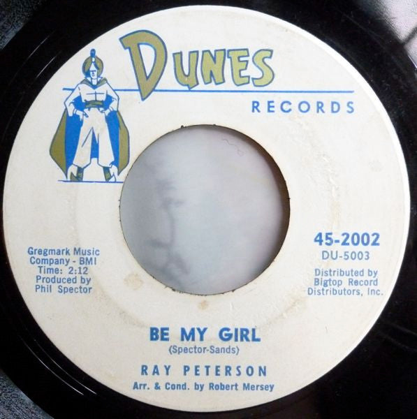 Ray Peterson : Corinna, Corinna / Be My Girl (7", Single)