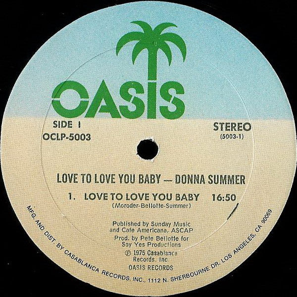 Donna Summer : Love To Love You Baby (LP, Album)