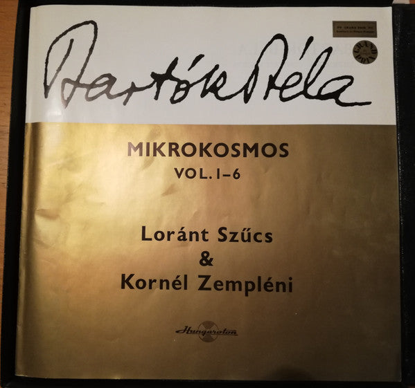 Bartók Béla*, Kornél Zempléni, Loránt Szűcs : Mikrokosmos (Progressive Piano Pieces) Vol. I - VI (3xLP, Rep + Box, RP)