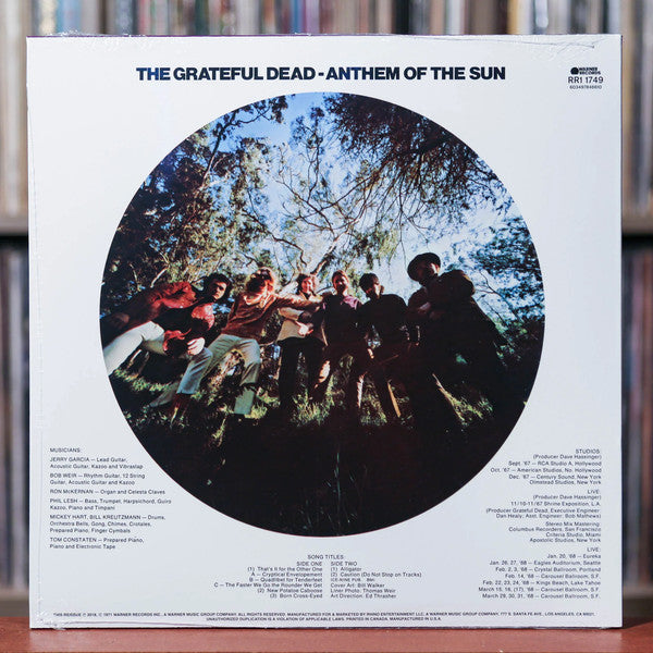 Grateful Dead* : Anthem Of The Sun (LP, Album, RE, RM, 180)