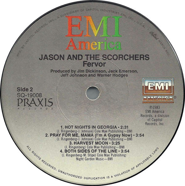 Jason & The Scorchers : Fervor (LP, MiniAlbum, Win)