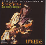 Stevie Ray Vaughan And Double Trouble* : Live Alive (CD, Album)