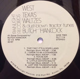 Butch Hancock : West Texas Waltzes & Dust-blown Tractor Tunes (LP, Album)