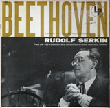 Beethoven* - Rudolf Serkin, The Philadelphia Orchestra, Eugene Ormandy : Concerto No. 1 In C-major For Piano And Orchestra, Op. 15 (LP, Mono)