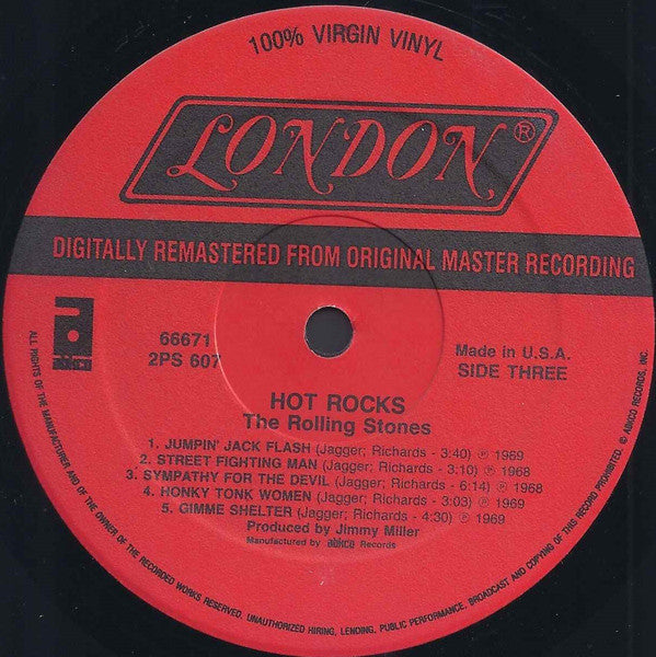 The Rolling Stones : Hot Rocks 1964-1971 (2xLP, Comp, RM, Gat)