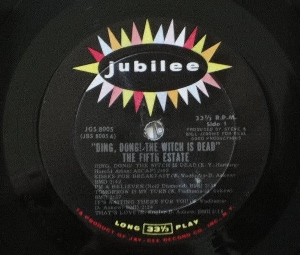 The Fifth Estate : Ding, Dong! The Witch Is Dead (LP, Album)