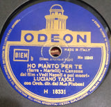 Luciano Tajoli : Terra Straniera / Ho Pianto Per Te (Shellac, 10")