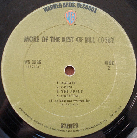 Bill Cosby : More Of The Best Of Bill Cosby (LP, Comp, San)