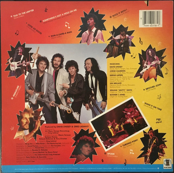David Lindley And El Rayo-X : Win This Record! (LP, Album, SP )