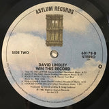 David Lindley And El Rayo-X : Win This Record! (LP, Album, SP )
