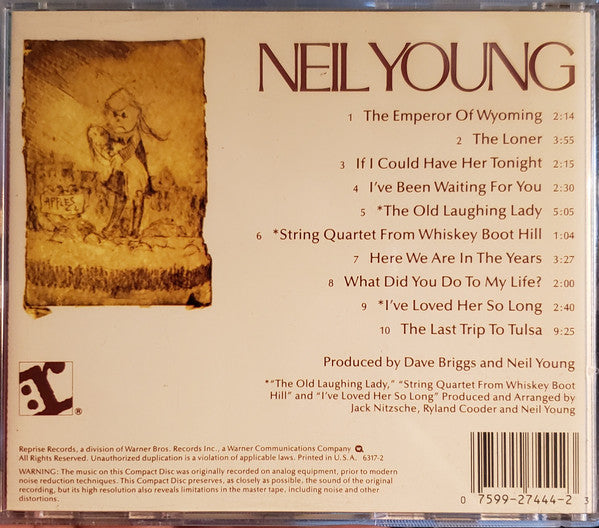 Neil Young : Neil Young (CD, Album, RE)