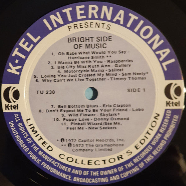 Various : Bright Side Of Music (LP, Comp, Ltd)