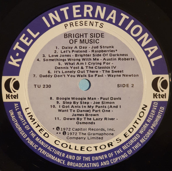 Various : Bright Side Of Music (LP, Comp, Ltd)