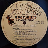 Bob Wills & His Texas Playboys : The Tiffany Transcriptions Vol. 1 (LP, Album, Mono)