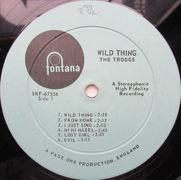 The Troggs : Wild Thing (LP, Album)
