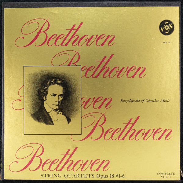 Ludwig van Beethoven, Endres-Quartett : String Quartets Opus 18 #1-6 (3xLP, Mono + Box)