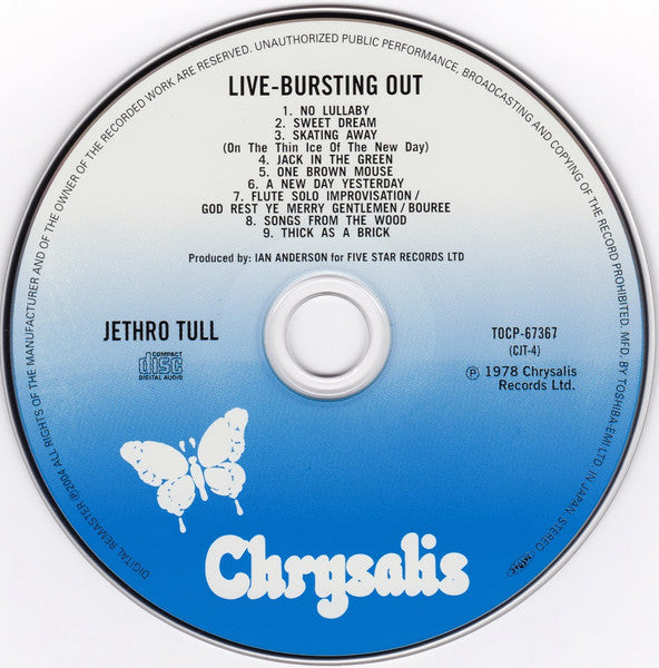 Jethro Tull : Live - Bursting Out (2xCD, Album, Ltd, RE, RM, Pap)