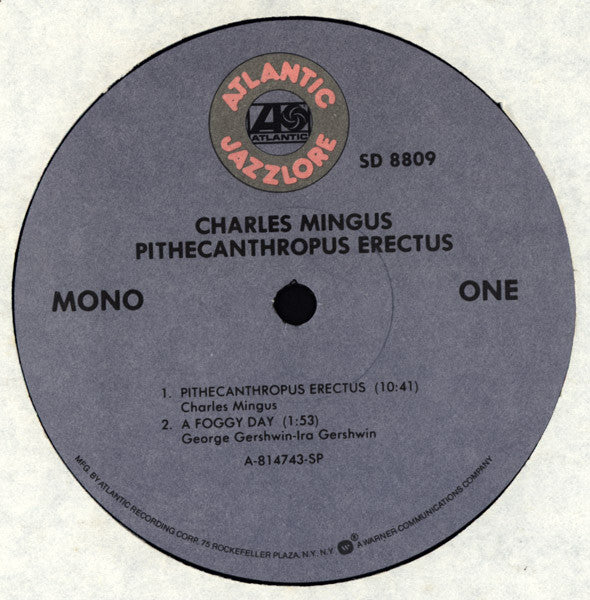 Charles Mingus : Pithecanthropus Erectus (LP, Album, Mono, RE, RM)