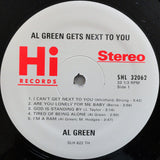 Al Green : Al Green Gets Next To You (LP, Album, RE)