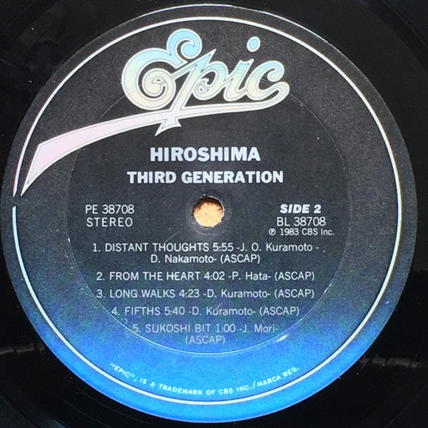 Hiroshima (3) : Third Generation (LP, Album, RE, Car)