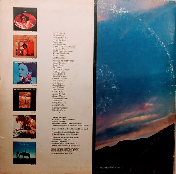Arlo Guthrie : Arlo Guthrie (LP, Album, San)