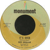 Roy Orbison : It's Over (7", Single, Ind)