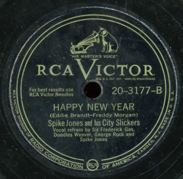Spike Jones And His City Slickers : All I Want For Christmas (Is My Two Front Teeth) / Happy New Year (Shellac, 10", Cam)