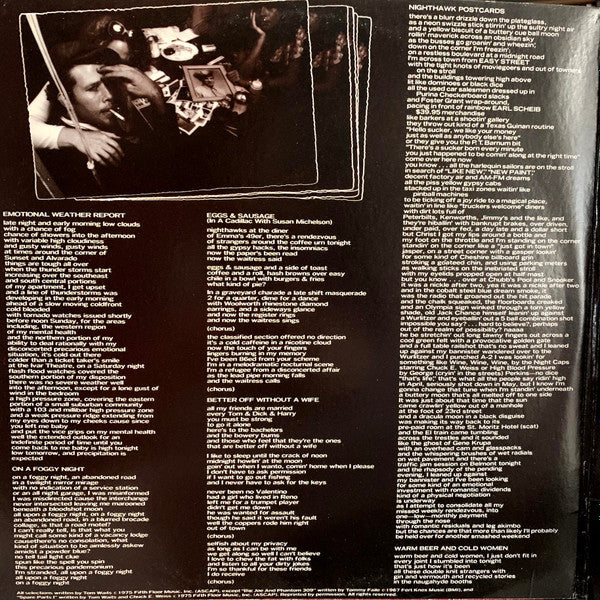 Tom Waits : Nighthawks At The Diner (2xLP, Album, RE, Gat)